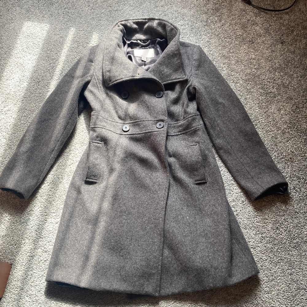 Old Navy Gray Wool Pea Coat - Size S